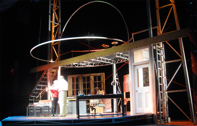 Scenic Design by Robin Sanford Roberts for Splitting Infinity